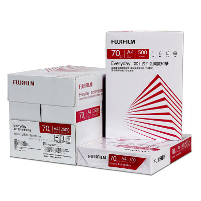富士胶片（FUJI FILM）Everyday 金美70g A4复印纸 500张/包 5包/箱（2500张)