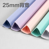 得力(deli)A4彩色抽杆夹25mm大背宽资料夹 63104（5个起拍）