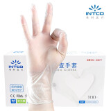 英科 一次性PVC手套 100只/盒 大码M