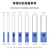 得力55mmA4塑料文件盒档案盒5683蓝色