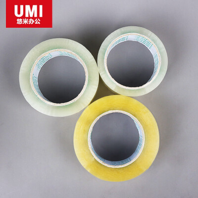 悠米B0233封箱胶带60mm*40y*50um(普透)5卷装/筒