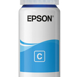 爱普生004系列T00U2原装墨水青色(蓝色)单只装(适用L1258/L311X/L315X/L316X/L325X/L326X/L355X系列等）