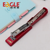 益而高（EaGLE）206订书机12号订书器中号普通钉书机24/6定书机轻松装订25张标准统一通用型 【颜色随机】1个