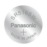 松下（Panasonic）SR516SW 手表电池氧化银纽扣电池1.55V适用于石英手表电子手表等 317 日本进口5粒装