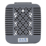 未之梵（WEIZHIFAN）电梯间无火固体香薰轿厢除味香片清新空气去味熏香膏厕所除臭香膏 灰色套装（灰色外壳+香片） 爱马式木香（浓 异味重电梯）