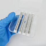 小鼠耳标号大鼠耳标夹标记编号单双面刻字老鼠耳标钳实验器材耳钉 双面101-200(100个/包)