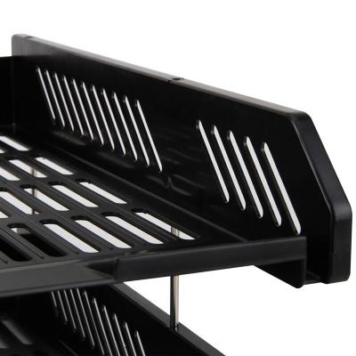 得力(deli) 9209(黑色)三层文件座