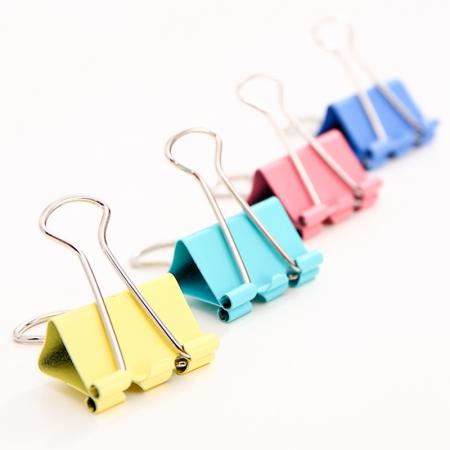 得力(deli)8553ES(混)3#彩色长尾票夹(筒装